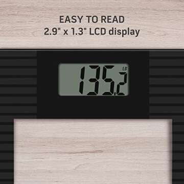 Health o Meter Glass Weight Tracking Digital Scale for Body Weight, Bathroom Scale, 2 Users, Accuracy & Precision, LCD Display, 400 lbs Capacity, Batteries Included