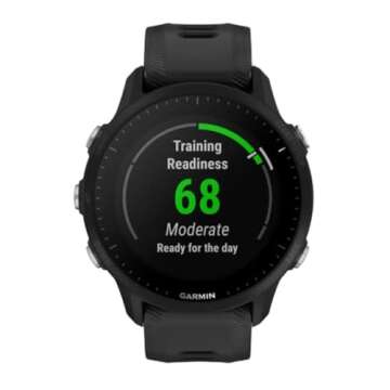 Garmin 010-02638-10 Forerunner® 955, GPS Running Smartwatch, Tailored to Triathletes, Long-Lasting Battery, Black