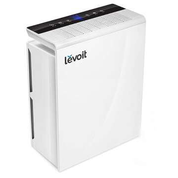 LEVOIT Air Purifiers for Home Large Room, Smart Control Air Cleaner, Main Filter Captures Smoke, Pet Allergies, Dust, Mold, Odor and Pollen for Bedroom, Sleep and Auto Mode, LV-PUR131S