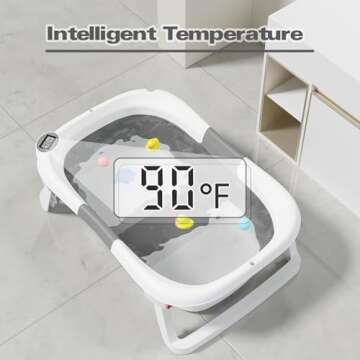 Napei Collapsible Baby Bathtub - Portable and Safe