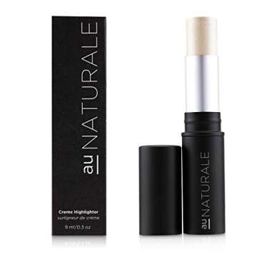 Au Naturale Cosmetics - Creme Highlighter Stick By Clean Beauty Revolution - Moisturize Long Lasting & Smooth Creamy Face Celestial Illuminator - Perfect for Women & Mature Skin | Cream