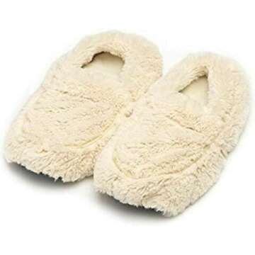 Cozy Intelex Unisex Slippers in Cream - Pack of 2