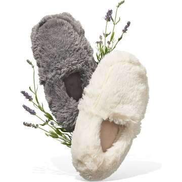 Cozy Intelex Unisex Slippers in Cream - Pack of 2