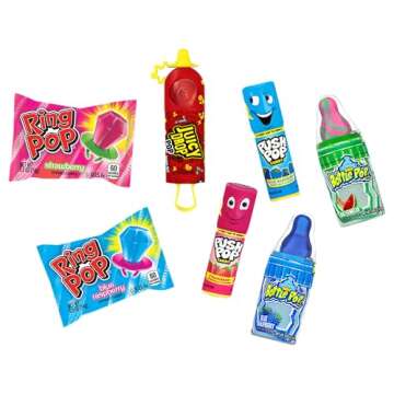 Bazooka Candy Brands Halloween Candy Variety Pack - 7 Lollipops