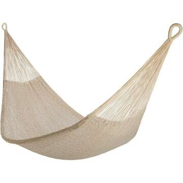 Handwoven Cotton Rope Hammock