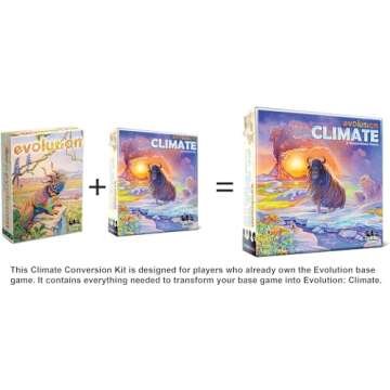 North Star Games Evolution Climate Conversion Kit for Standard Evolution Strategic Game