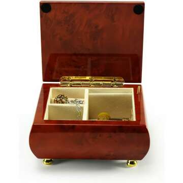 Wooden Music Jewelry Box