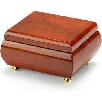 Wooden Music Jewelry Box