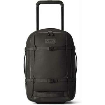 YETI 22" Carry-On Luggage - Black | Durable & Stylish Travel Gear