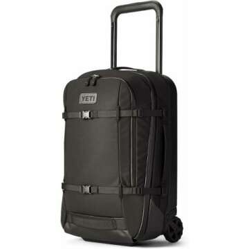 YETI 22" Black Carry-On Luggage | Durable Travel Gear