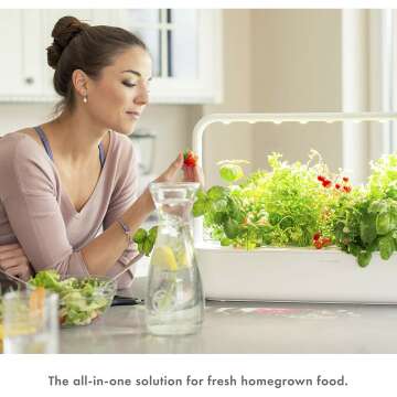Click & Grow Indoor Herb Garden Kit with Grow Light | Smart Garden