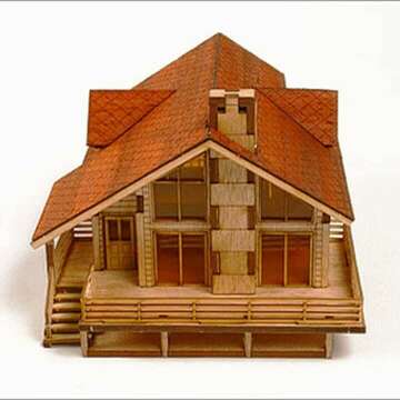 Garden House A Wooden Model Kit - YOUNGMODELER