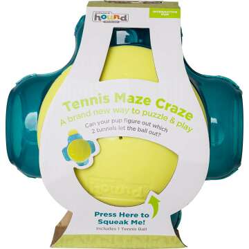 Outward Hound Green Tennis Maze Craze Dog Toy