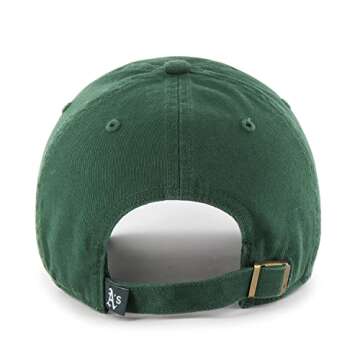 MLB Oakland Athletics '47 Clean Up Adjustable Hat, Dark Green, One Size