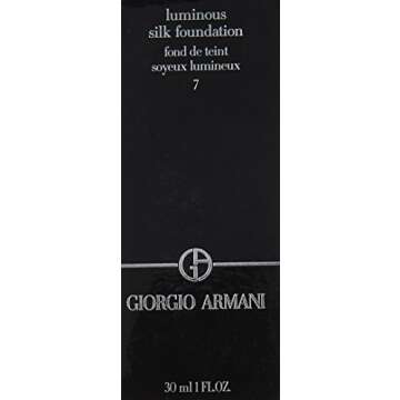 Giorgio Armani Luminous Silk Foundation, No. 7 Tan, 1 Ounce