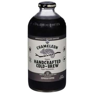 Chameleon Cold Brew Organic Espresso Cold Brew Coffee, 32 FZ