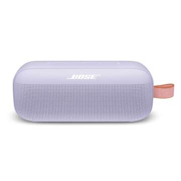 Bose SoundLink Flex Bluetooth Portable Speaker, Wireless Waterproof Speaker for Outdoor Travel, Chilled Lilac - Limited Edition Color (Renewed)