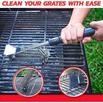 Heavy Duty Grill Brush for Effective Grill Cleaning