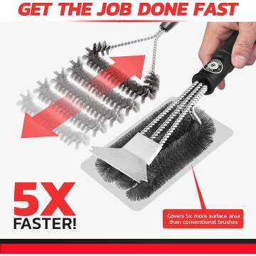 Heavy Duty Grill Brush for Effective Grill Cleaning