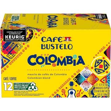 Café Bustelo Colombia Medium Roast 72 K-Cup Pods