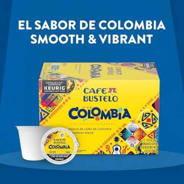 Café Bustelo Colombia Medium Roast 72 K-Cup Pods