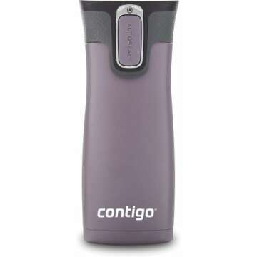 Contigo West Loop Stainless Steel Travel Mug with AUTOSEAL Lid, 16oz., Dark Plum