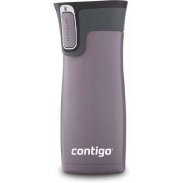 Contigo West Loop Stainless Steel Travel Mug with AUTOSEAL Lid, 16oz., Dark Plum