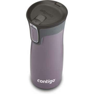 Contigo West Loop Stainless Steel Travel Mug with AUTOSEAL Lid, 16oz., Dark Plum