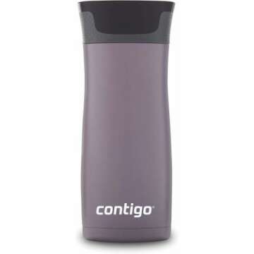 Contigo West Loop Stainless Steel Travel Mug with AUTOSEAL Lid, 16oz., Dark Plum