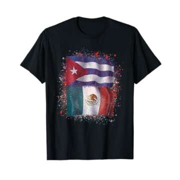 Cuban Mexican Love - México y Cuba T-Shirt