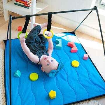 The Original Lay and Play Adventure Mat – Portable Baby Play Mat for Travel, Lightweight and Easy to Clean, Ideal for Babies to Roll, Rest, and Play, A to Z Adventure Gear