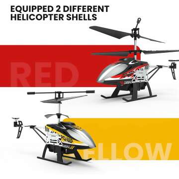 DEERC DE52 RC Helicopter for Kids & Adults Flight