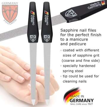 3 Swords Germany - Brand Quality Sapphire Metal Nail Files - Made in Germany