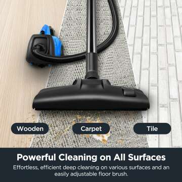 EUREKA Lightweight Vacuum Cleaner for Carpets & Floors