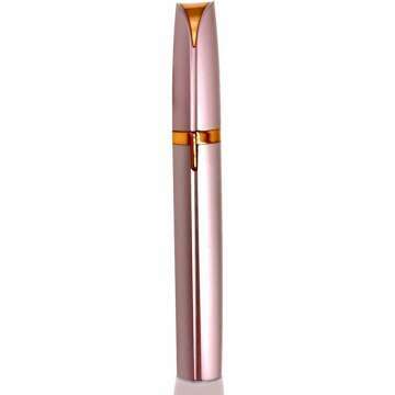 Art&Beauty Unisex Electric Eyebrow Trimmer, Rose Gold, No Battery Included