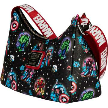 Loungefly Marvel Avengers Tattoo Shoulder Bag