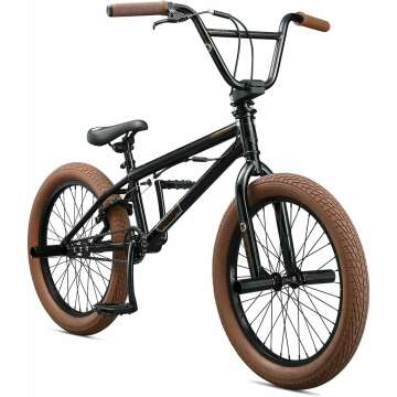 Mongoose Legion Kids Freestyle BMX Bike, Intermediate Rider, Boys and Girls Bikes, 20-Inch Wheels, Hi-Ten Steel Frame, Micro Drive 25x9T BMX Gearing