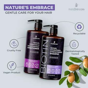 Biotin Shampoo & Conditioner Set for Thinning Hair