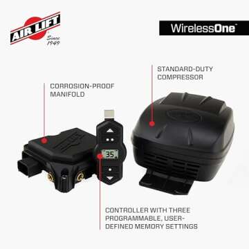 Air Lift WirelessOne 2nd Generation On-Board Air Compressor - 25980