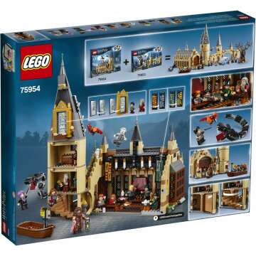 LEGO Hogwarts Great Hall Building Kit - 879 Pieces