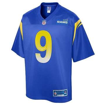 NFL PRO LINE Men's Matthew Stafford Royal Los Angeles Rams Replica Jersey