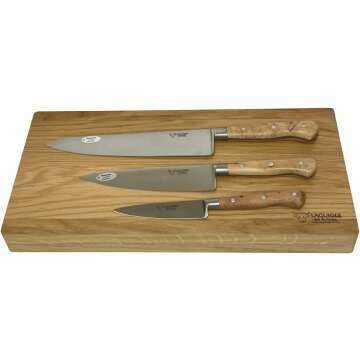 Laguiole en Aubrac Kitchen Knife Set - 3 Pieces