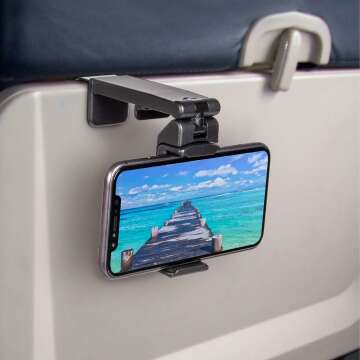 Universal Airplane Phone Holder - Hands-Free Travel Essential ✈️