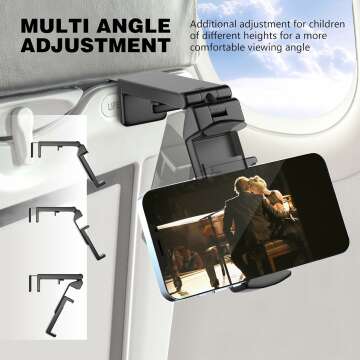 Universal Airplane Phone Holder for Easy Travel