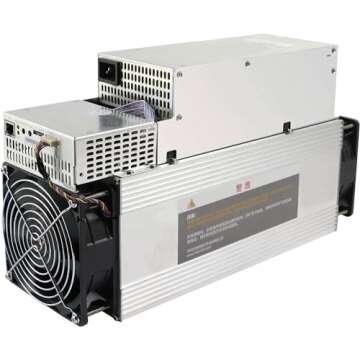 MicroBT Whatsminer M30S 86TH/S Bitcoin ASIC Miner(38J/TH, 3268W, 220V, SHA256), High Stability, High Efficient Energy Consumption, Air-Cooling Home Mining Machine for BTC/BCH/BSV, w/PSU (Renewed)