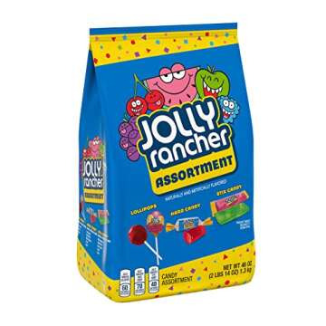 JOLLY RANCHER Assorted Fruit Flavors Hard Candy Variety Bag, 46 oz