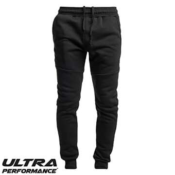 Ultra Performance Men's Fleece Tech Joggers - 3 Pack, Zip Pockets