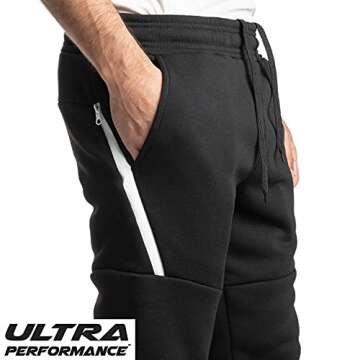 Men's Fleece Active Tech Joggers - 3 Pack