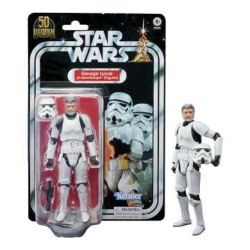 STAR WARS The Black Series George Lucas (in Stormtrooper Disguise) Toy 6-Inch-Scale Lucasfilm 50th Anniversary Figure, Collectible Toy,F5373