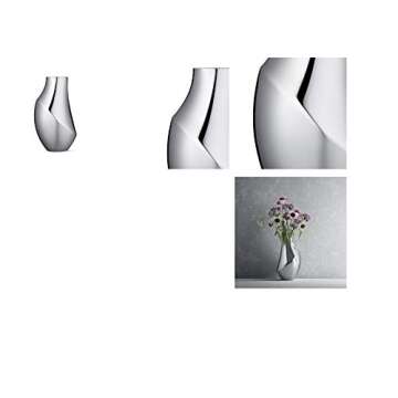 Georg Jensen Flora Medium Stainless Steel Vase